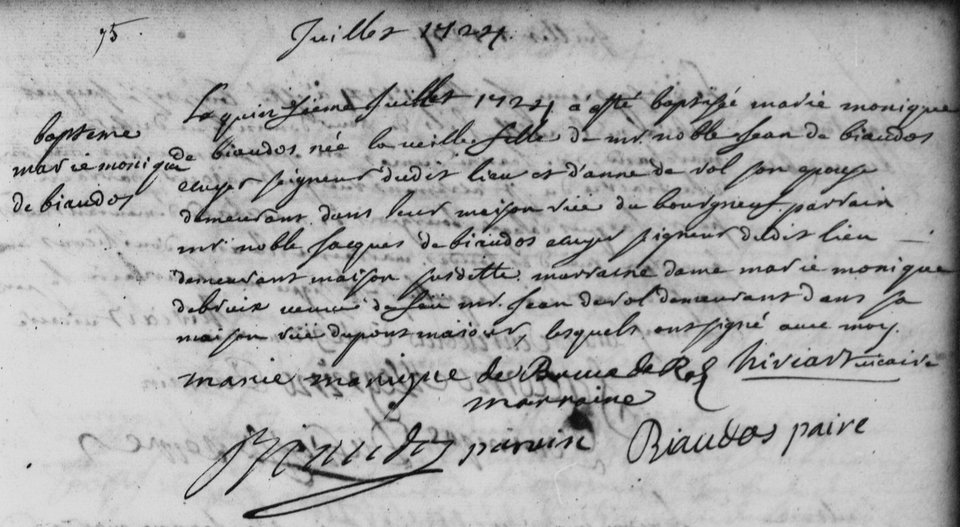 Acte de baptême