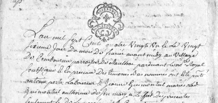 Acte de Mariage de Marie TROUPEL et François FABRE