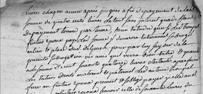 contrat de Mariage d'Antoine TROUPEL 3<sup>ème</sup> du nom - Marguerite GINIOUX, 4/4