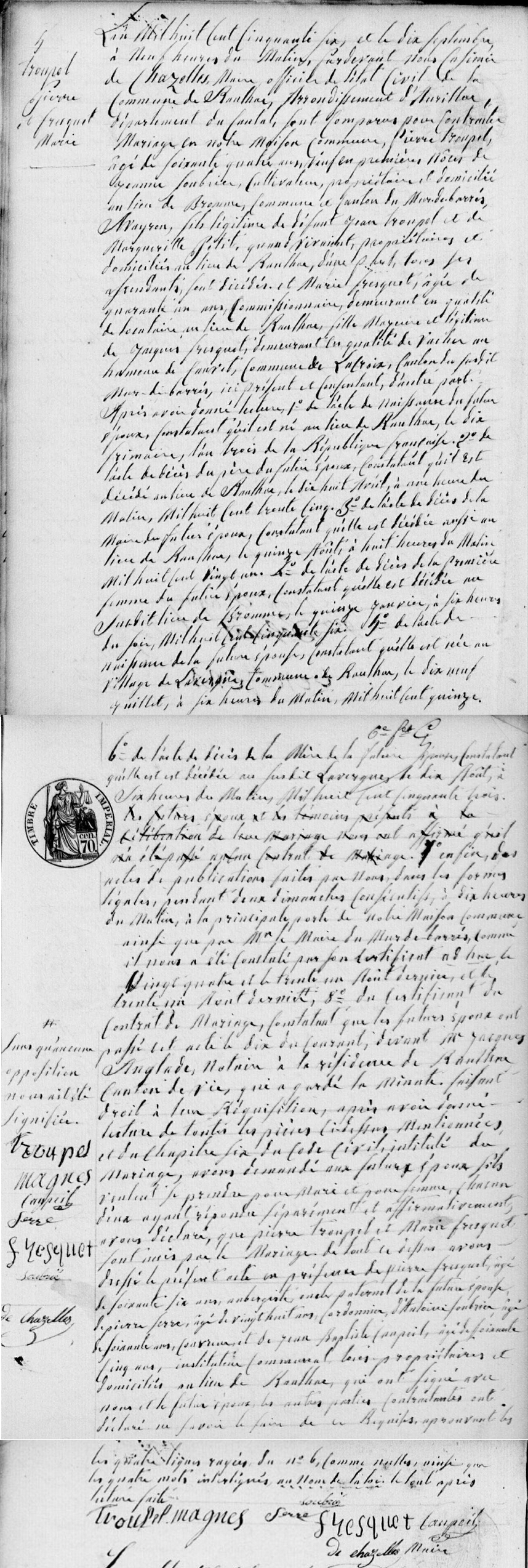 Baptème d'Anne